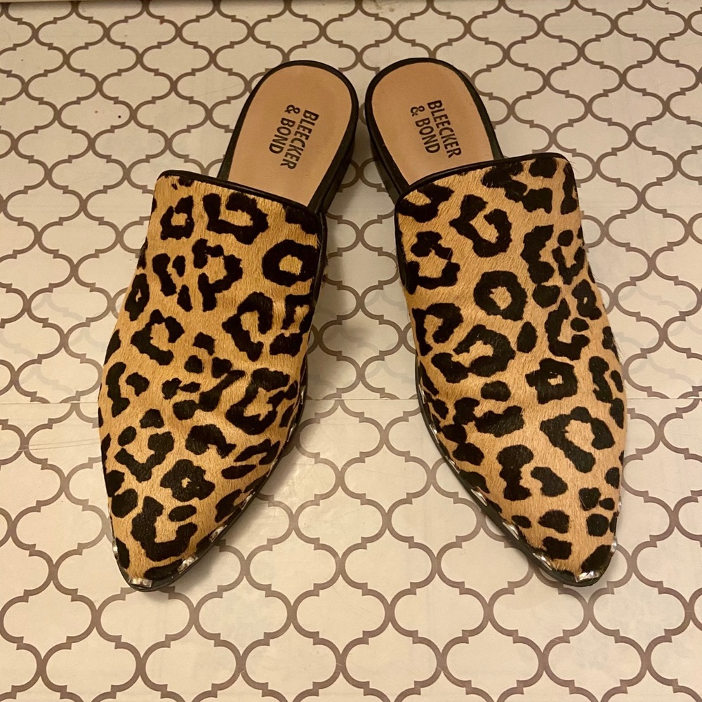 Cheetah Mules/Flats